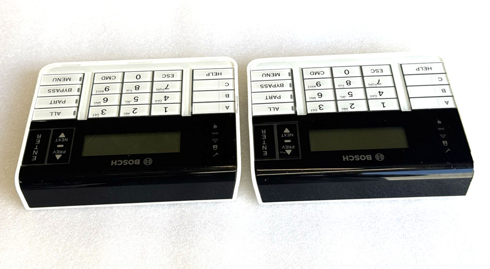 Bosch B920 Text Keypad with Function Keys LCD Display - LOT OF 2