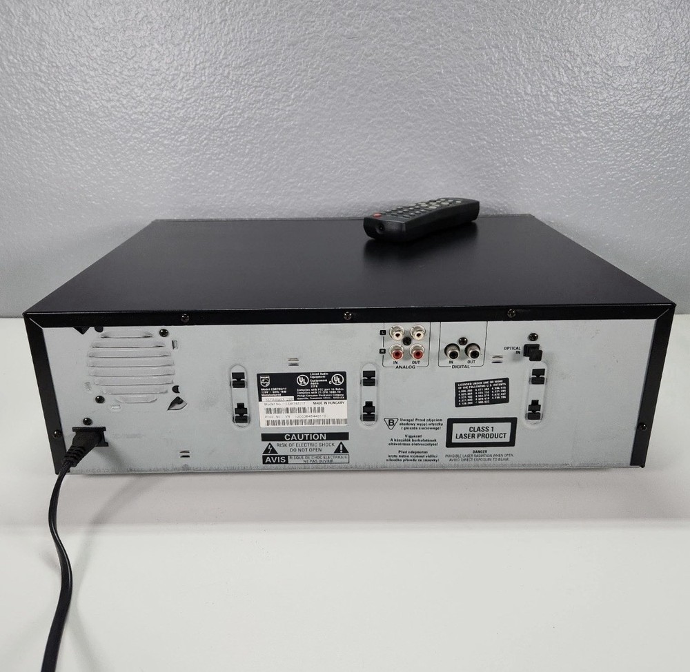 Philips 3-CD Changer CD-R Integrated Speed Dubbing Audio CD Recorder Open Box!!