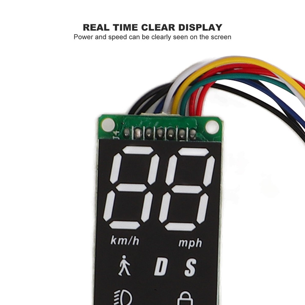 Scooter Dashboard Clear Display Waterproof Replacement Electric