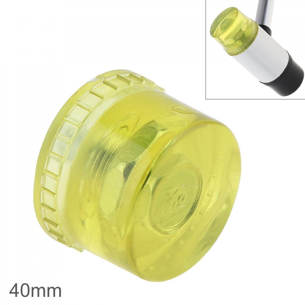 40mm Rubber Hammer Head Replace 2pcs