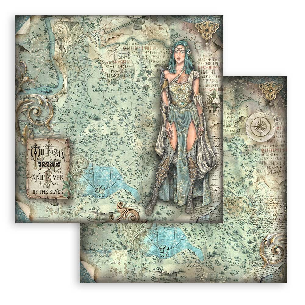 Stamperia MAGIC FOREST 8x8 Paper Pad 10 Sheets SBBS78