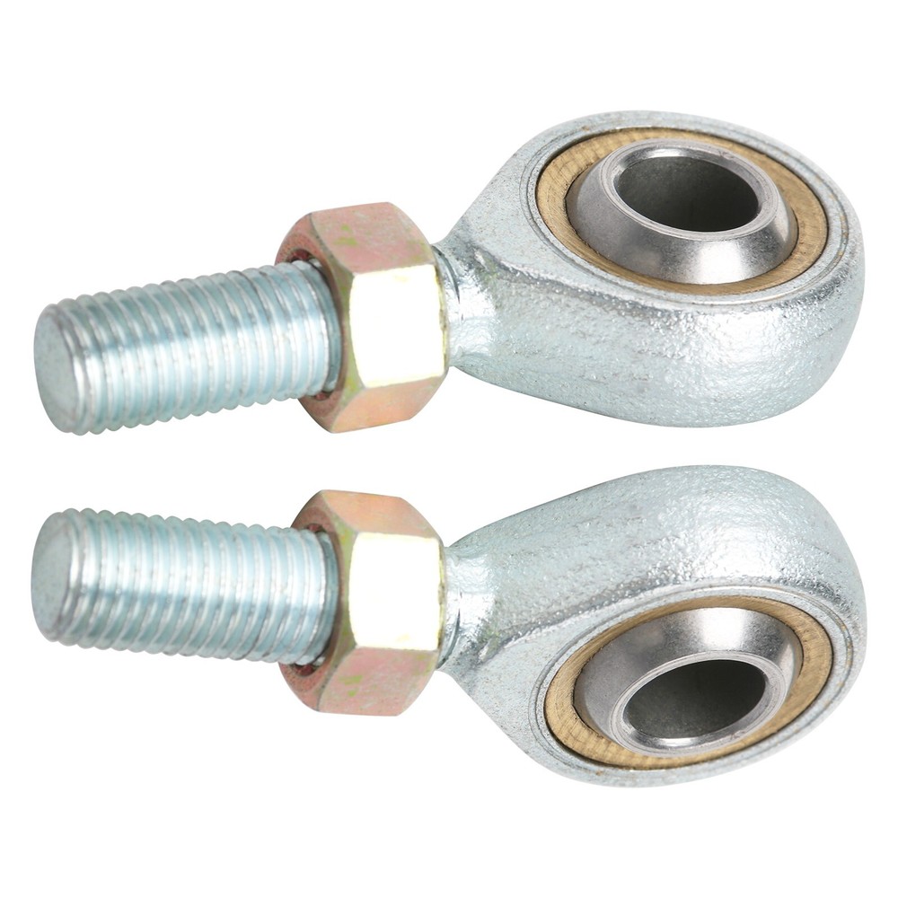 2pcs M10 10mm Tie Rod End Bearing Right /Left Thread Link Heim Joint