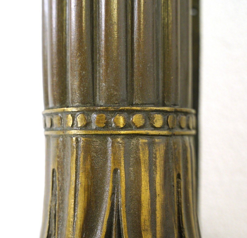 Pair of Reclaimed 190 in. Tall Bronze Ionic Columns