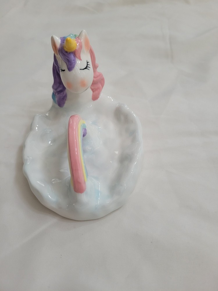 unicorn jewelry dish