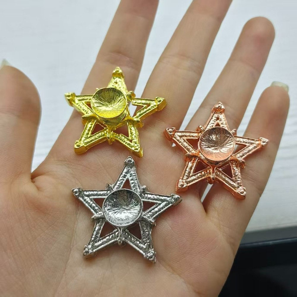 five-pointed star wire stand for crystal sphere