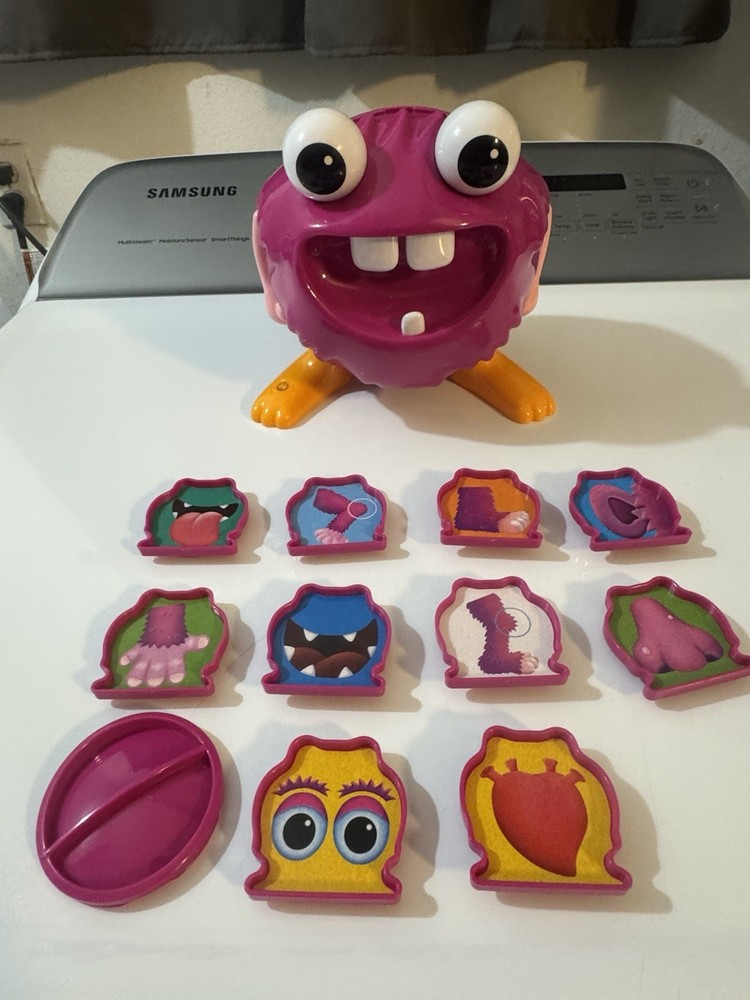 Pink Monster Electronic Interactive Toy with Removable Parts