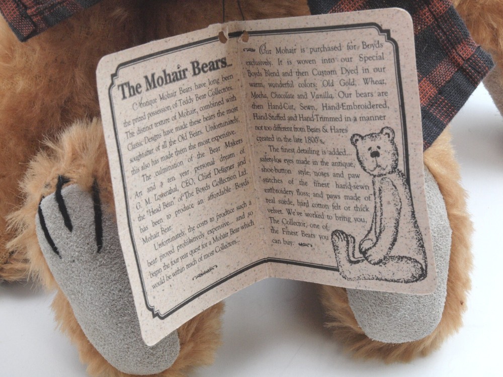 Carter M. Bearington Original Mohair Bear