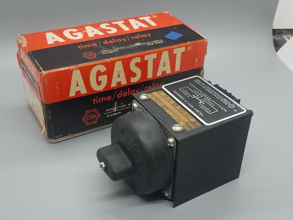 Agastat Time Delay Relay Type NE-11, D65182, 110/120V Coil