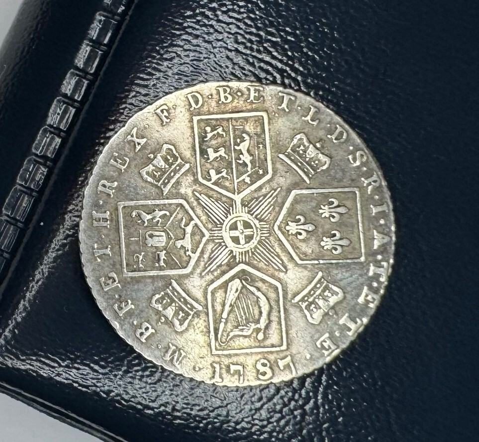 GREAT BRITAIN - George III - Silver Sixpence 1787