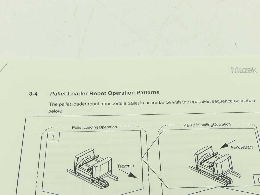 Mazak H963SA0084E Operating Manual for FMS Controller Ver E (2002)