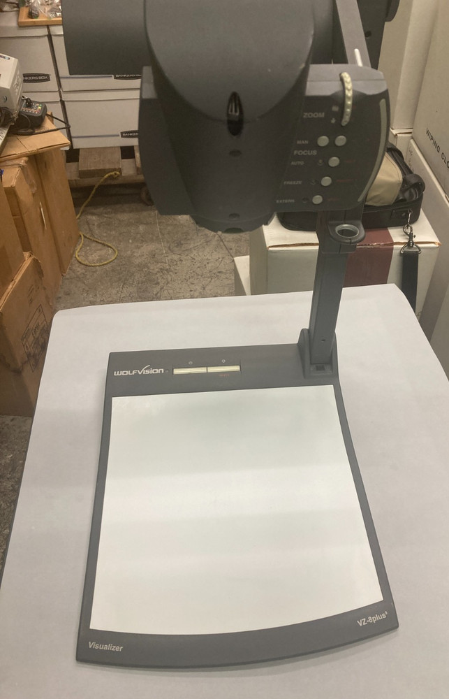 Wolfvision VZ-8Plus Document Folding Visualizer Overhead Projector w/ Adapter