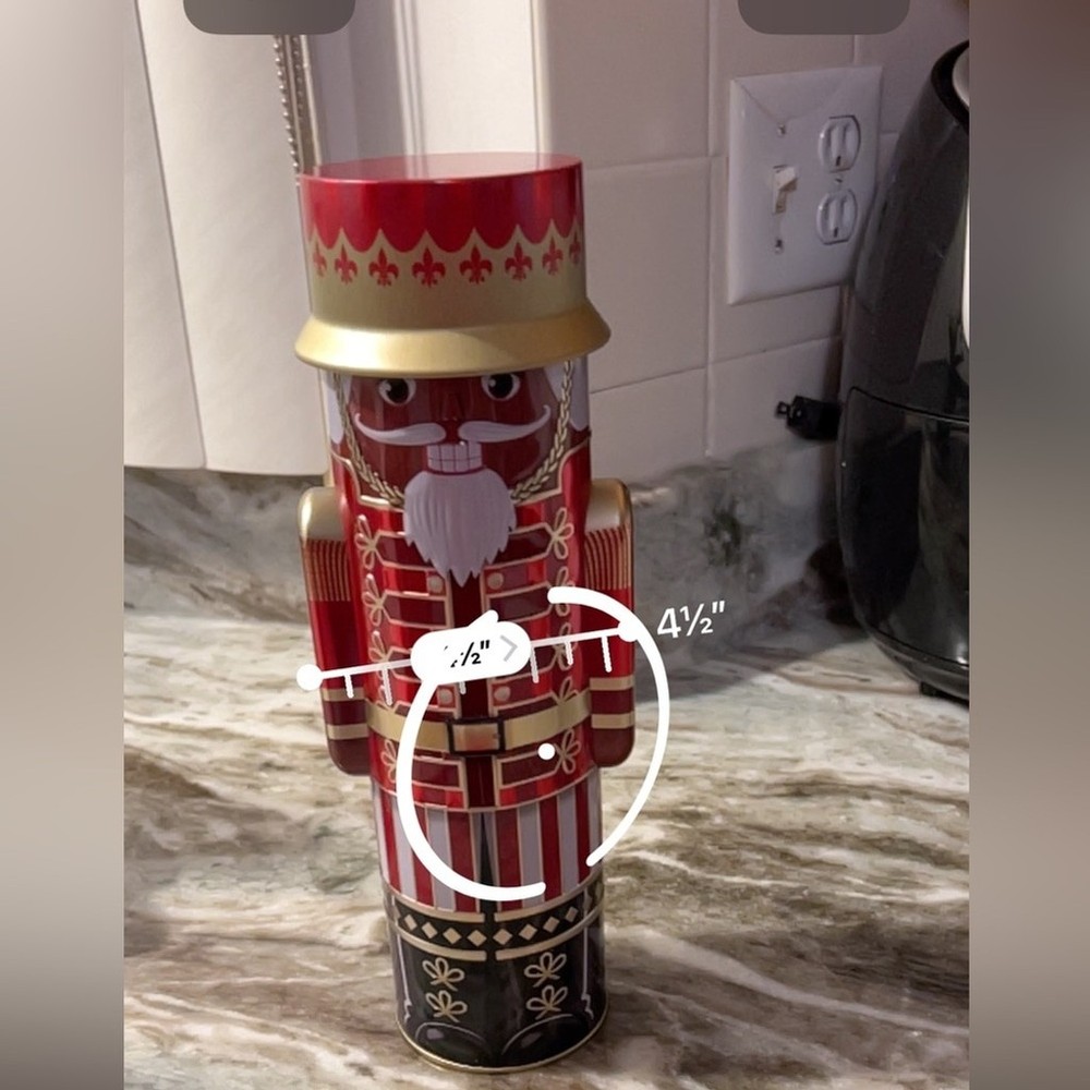 Festive Christmas Nutcracker Tin