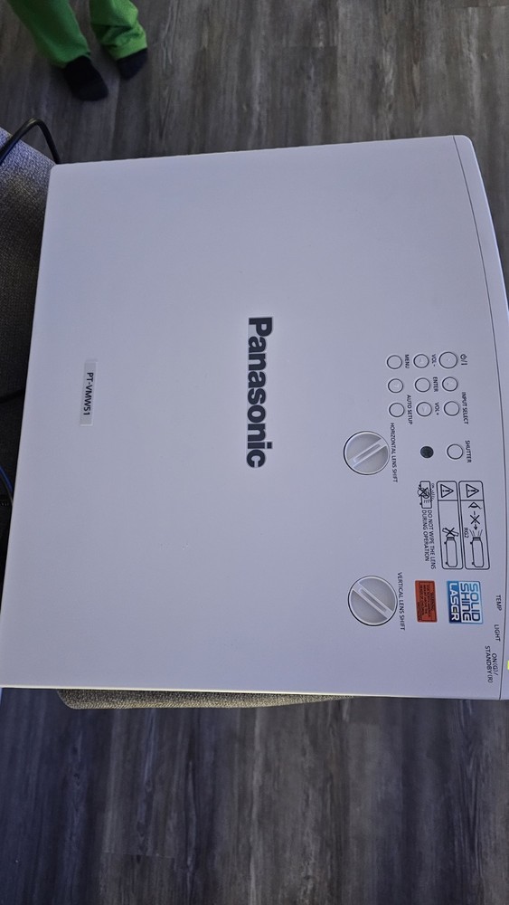 Panasonic PT-VMW51 Solid Shine Laser Home Theater Projector White