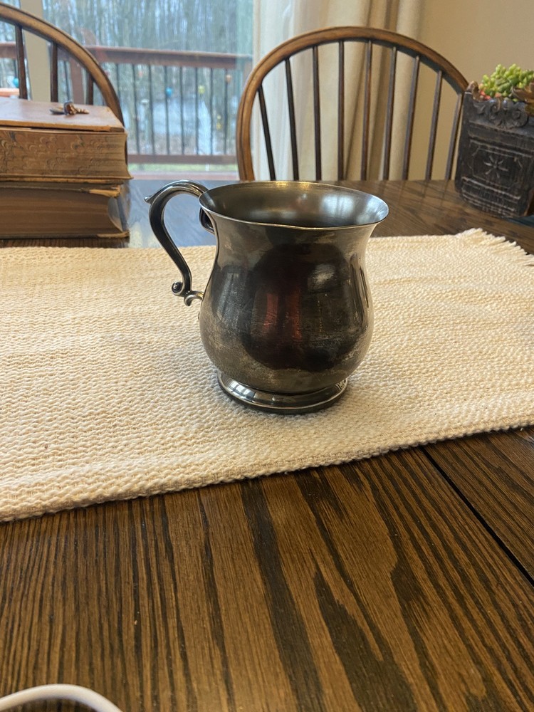Silverplate Fancy Mug With Large Handle - FB Rogers