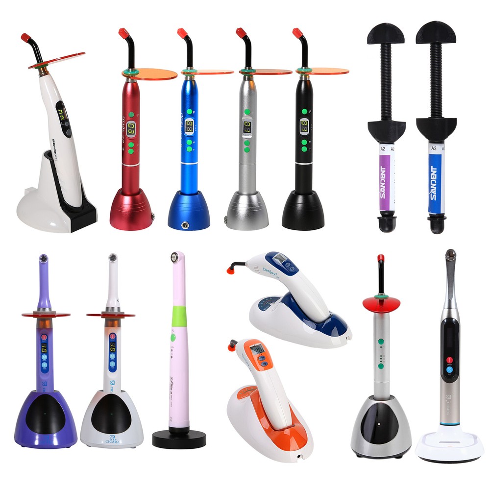 Light Cure Composite Dent Resin A2/A3/ Curing light Lamp Cordless ksi