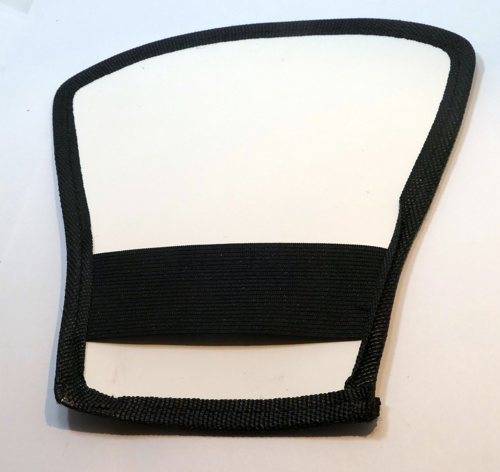 TOAZOE Flash diffuser soft dome reflective sail card silver / white