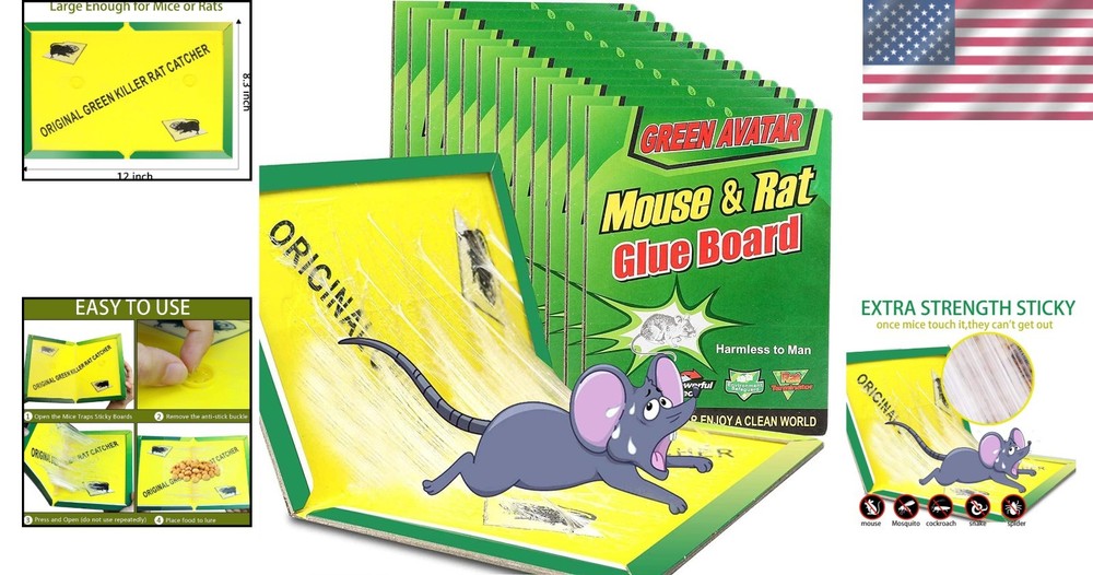 Enhanced Stickiness Rat Snake Traps