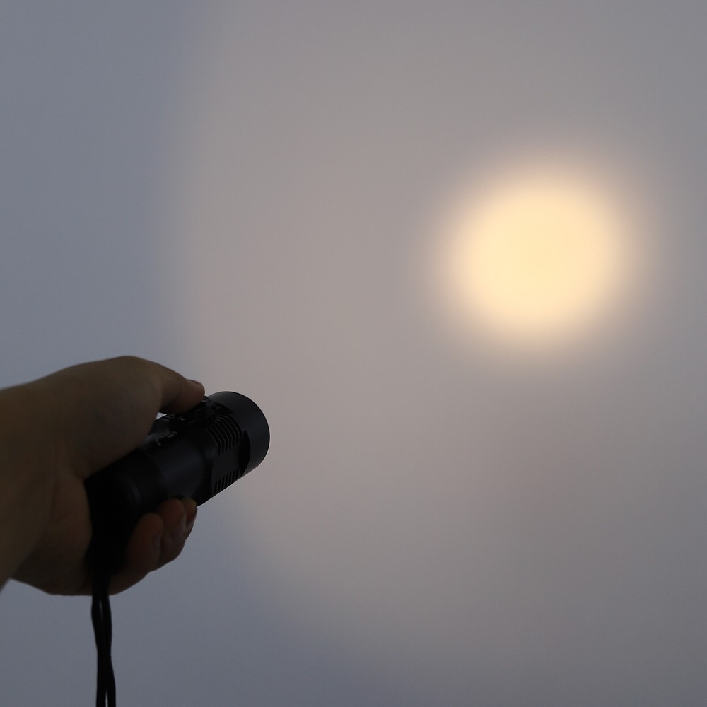 LED Dive Light, Waterproof Compact Bright Diving Torch, Submersible Flashlight