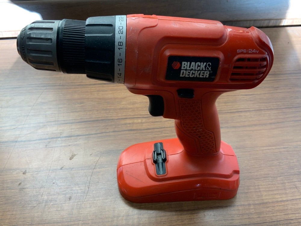Black & Decker GC2400 24V Cordless Drill No Battery **