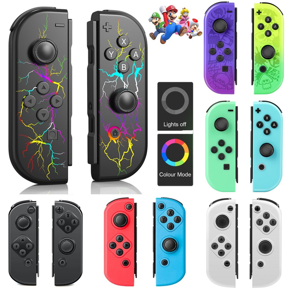 Pair Wireless Controller For Nintendo Switch Left + Right Gamepad Joystick