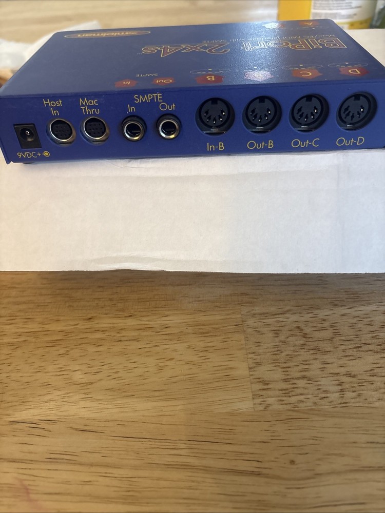 MiDiman BiPort 2x4s Mac/PC MIDI Interface