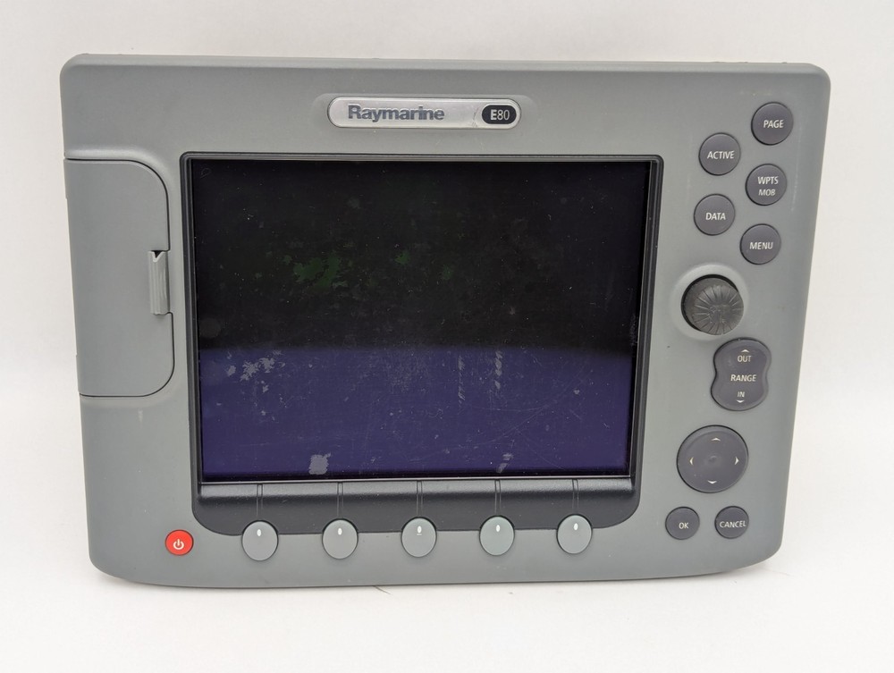 Raymarine E80 8.4" Marine Radar GPS Chartplotter MFD Display Unit #1 *AS-IS READ
