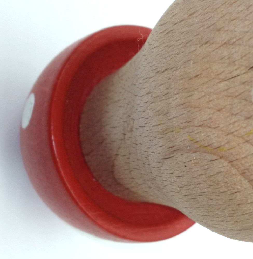 Slovenia Carved Beechnut 4" Nutcracker Mushroom