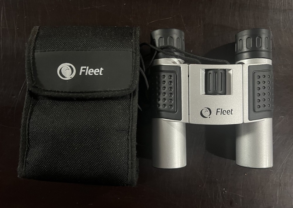 Compact Foldable Binoculars With Case & Strap 10x25 288ft Great