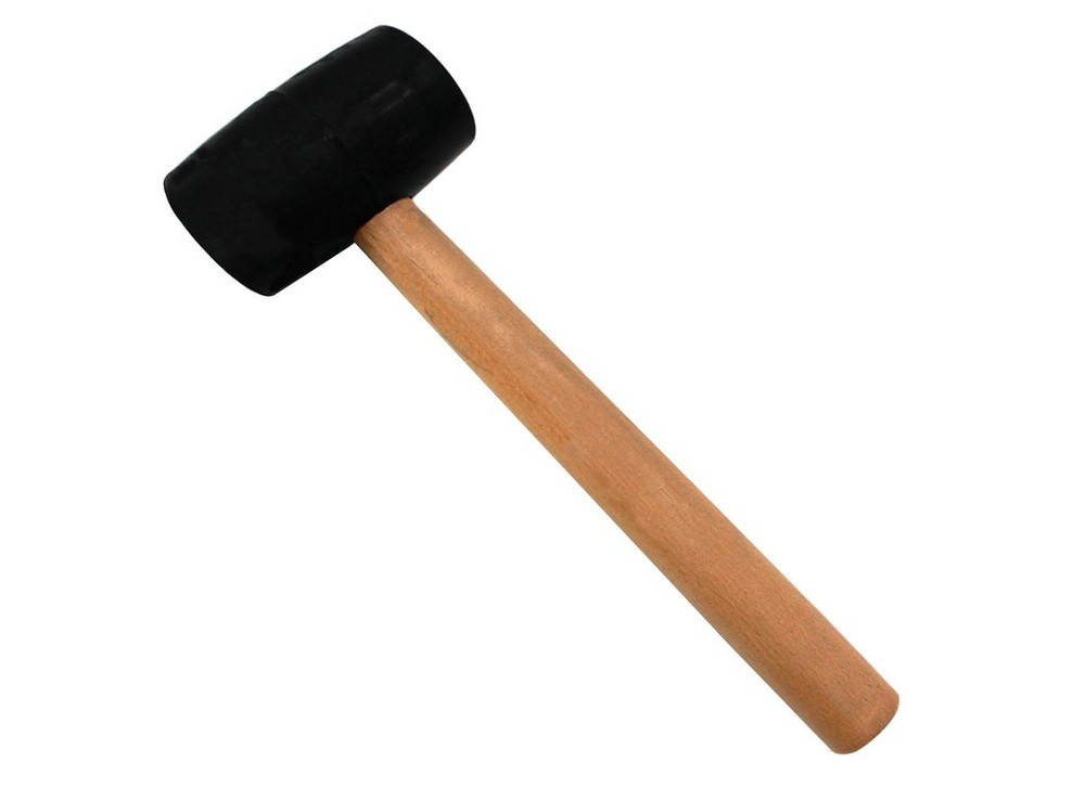 FHC RM1 Rubber Mallet with Hardwood Handle - 1 Pound