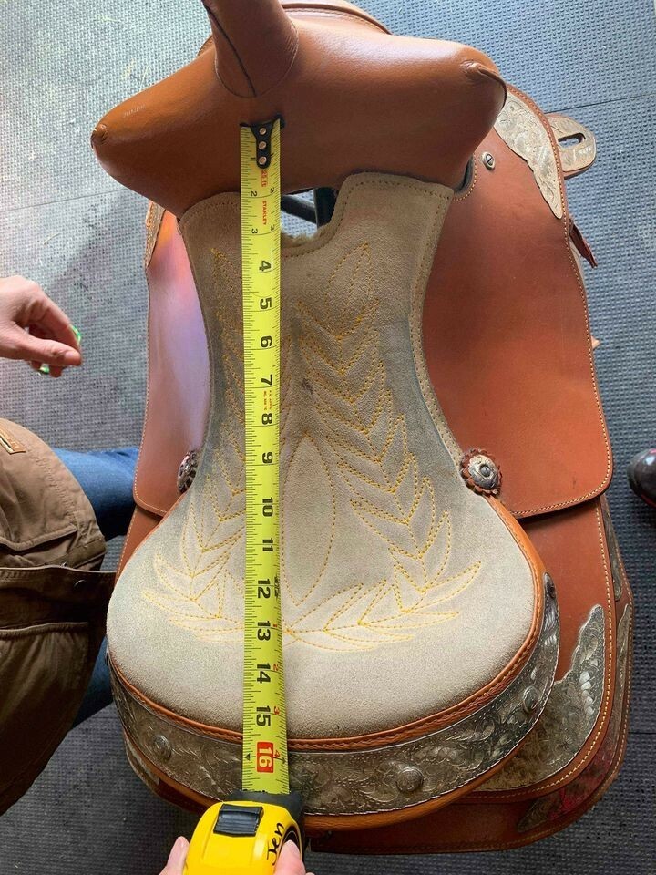 16 inch Equitation Saddle & Breast Plate