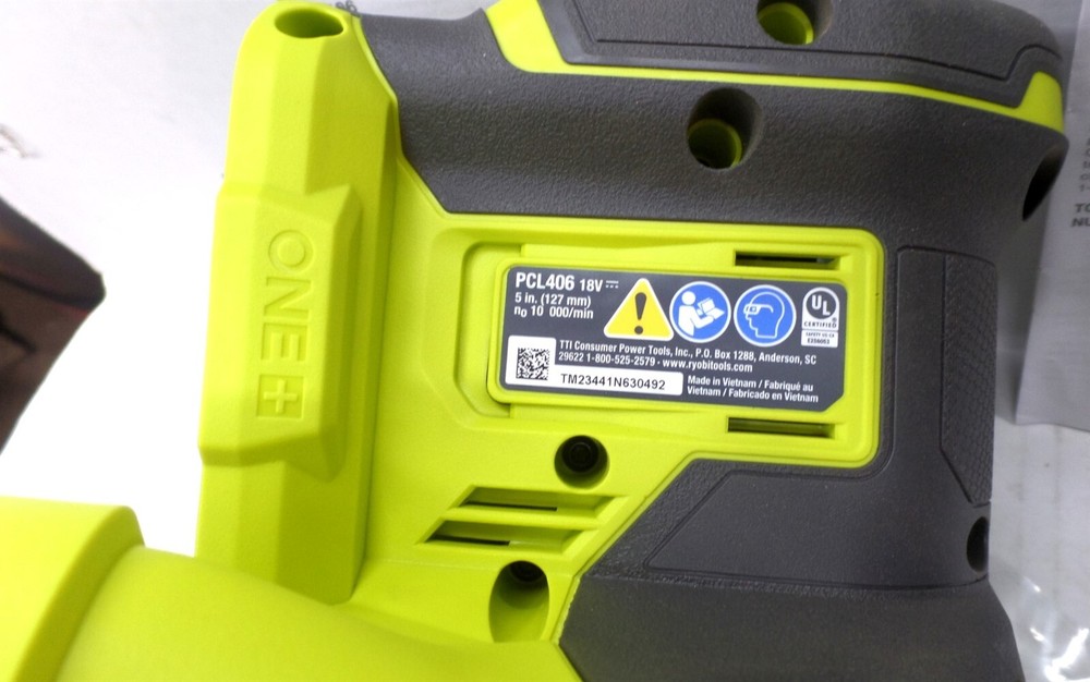 RYOBI PCL1207NC ONE+18V CORDLESS 2-TOOL COMBO+MULTI-TOOL+5IN RANDOM ORBIT SANDER