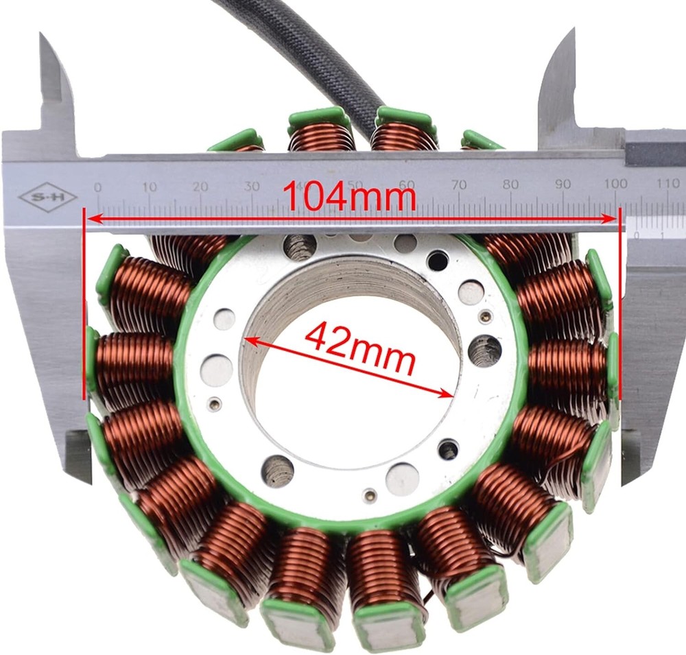 GOOFIT 18 Coil 3 Wire Magneto Stator Coil Ignition Generator Replacement Utv 800