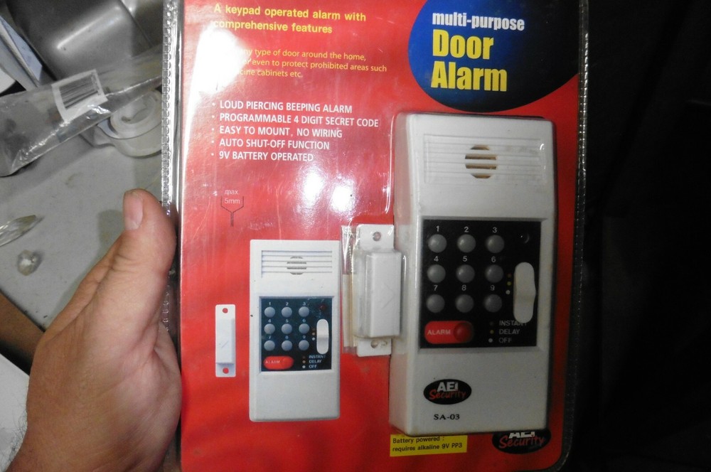 NEW AEI Multi-purpose Alarm  Toolbox Gate Door window screeching alarm