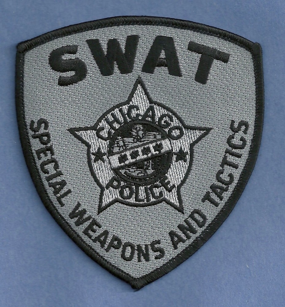 CHICAGO ILLINOIS POLICE SWAT TEAM SHOULDER PATCH