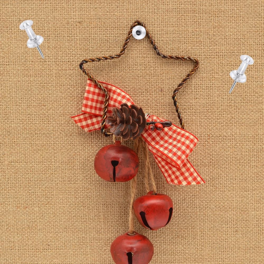 200 Pcs Push Pins Tacks, Thumb Tacks for Wall, Clear Plastic 200pcs,