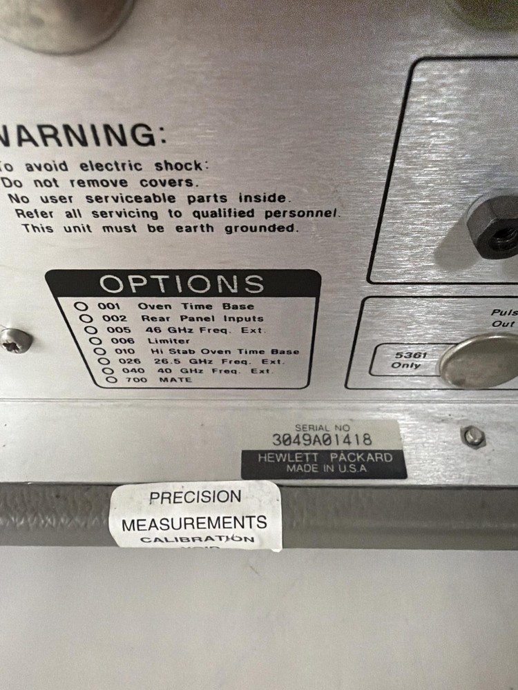 HP 5351B MICROWAVE FREQUENCY COUNTER