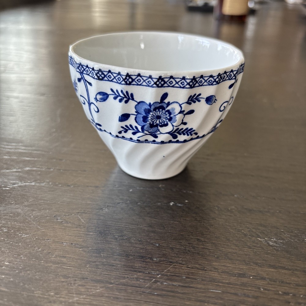 JOHNSON BROTHERS INDIES BLUE Flat Cup--ENGLAND