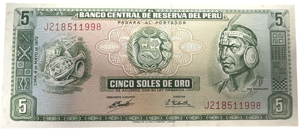 PERVIAN SOL BANK NOTES - CHOICE OF STYLE & NOTE - PERU