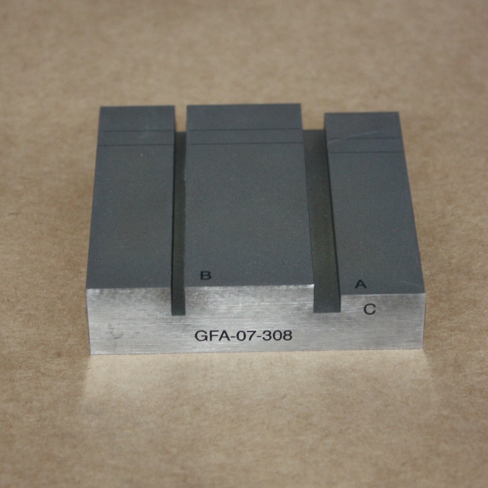 Origin Technologies Laser Gauge Gap Flush Calibration Block GFA-07-308 6mm 3mm