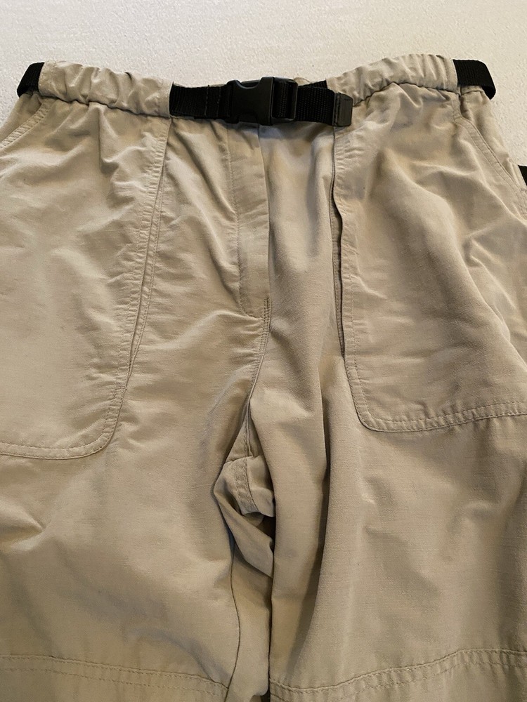 ROHAN TROUSERS SZ LARGE UPLANDERS MULTILIGHT WOMENS OUTDOORS WALK ZIP POCKETS