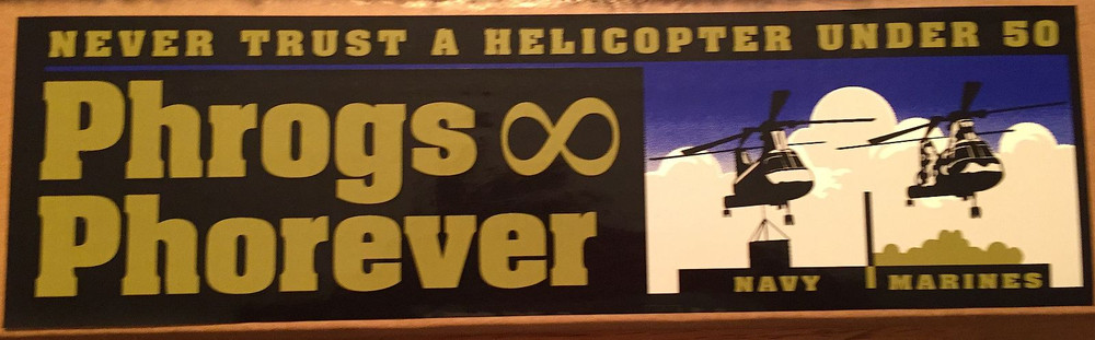 CH-46 Phrogs Phorever Bumper Sticker