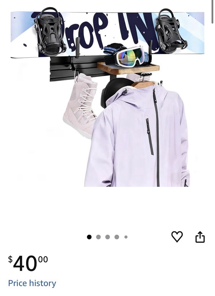 Sports gear Wall Mount Rack