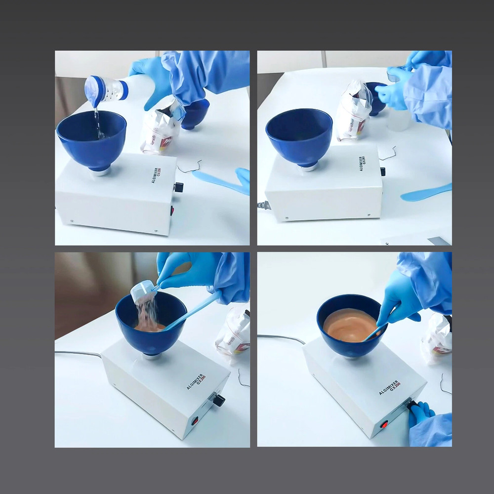 GX200 Dantal Lab Automatic Alginate Mixer Impression Material Stirring Machine