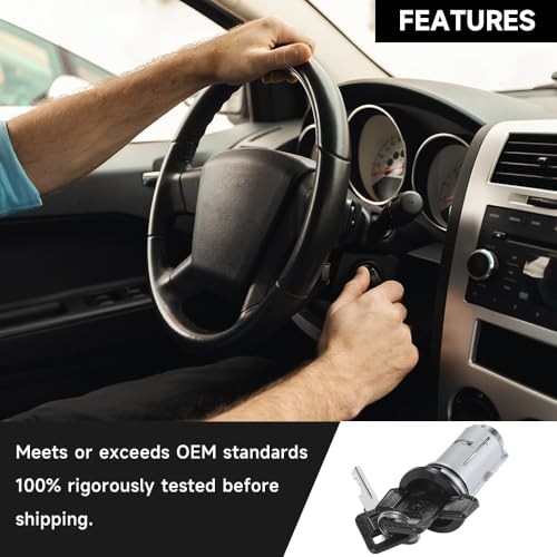 Ignition Starter Switch Lock Cylinder with Keys for Chevy C1500 C2500 C3500