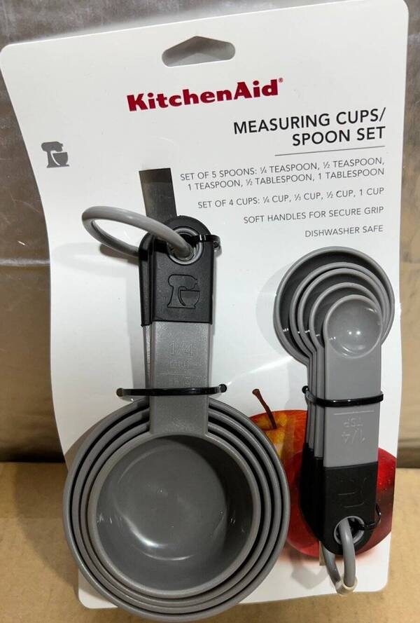 KITCHENAID MEASURING CUPS/SPOON SET BRAND NEW