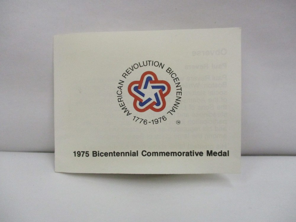 EMPTY BOX For 1976 Bicentennial Commemorative Medal