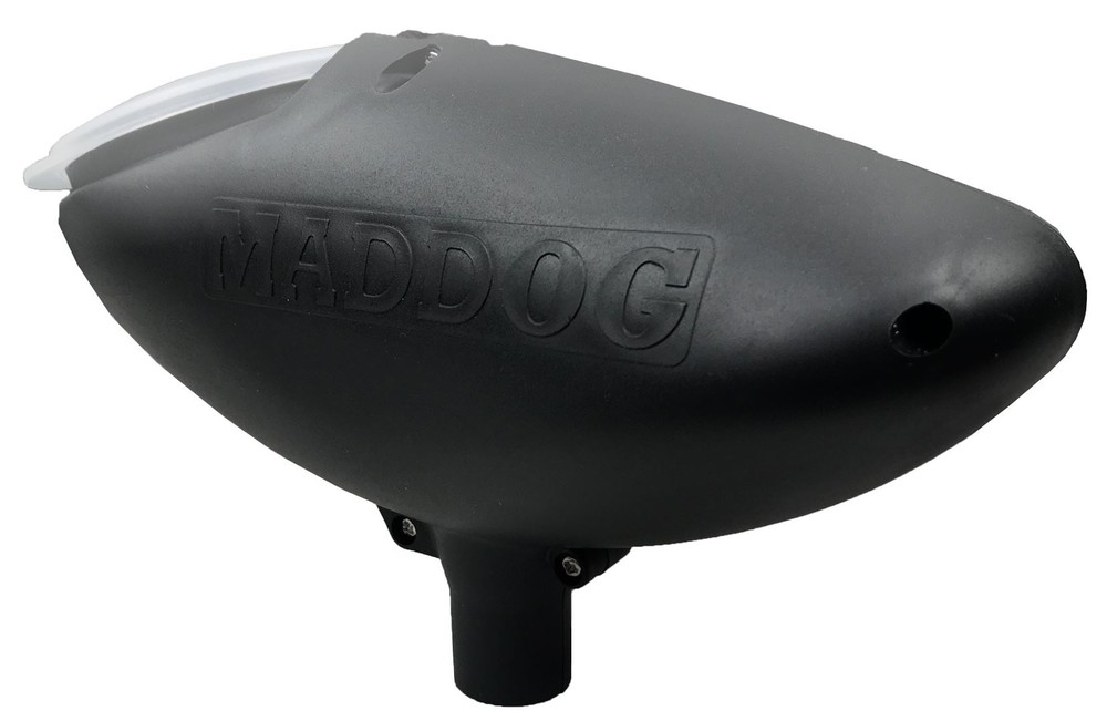 CLEARANCE Maddog 200 Round Paintball Hopper Loader Black