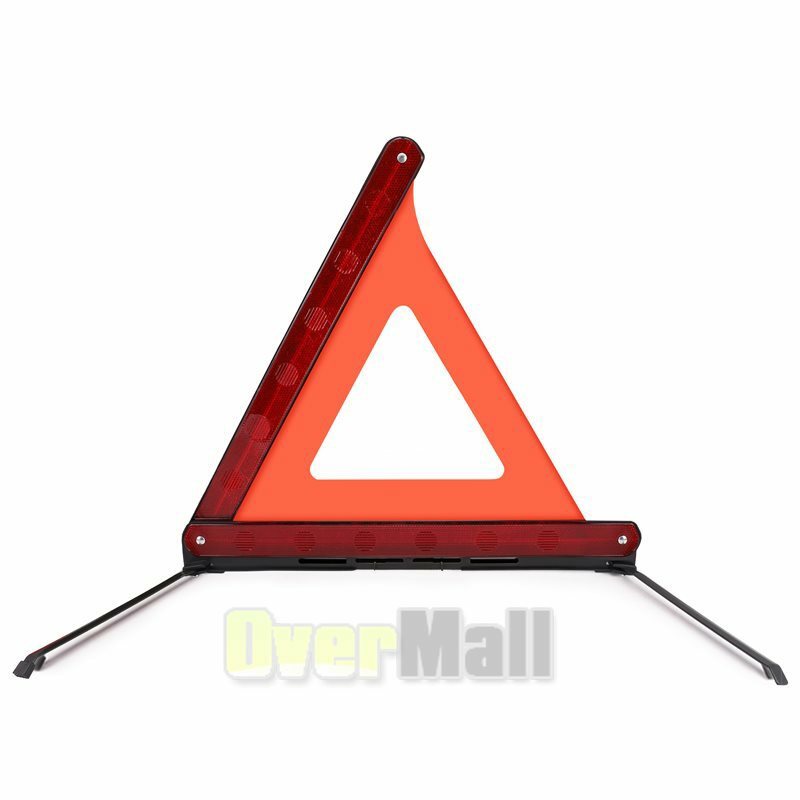 3 Pack Warning Car Triangle Reflective Road Emergency Breakdown Safety Hazard