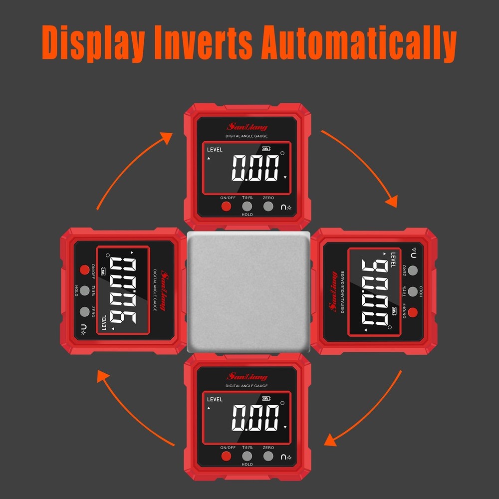 Digital Angle Finder Tool with Electronic Laser，Rechargeable Digital Angle Ga...