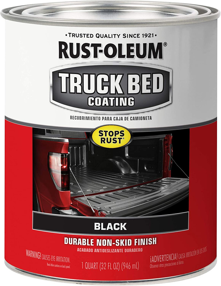 342668 Stops Rust Truck Bed Coating 1 Quart Black